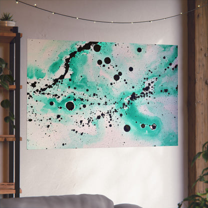 Teal Burst Fine Art Posters