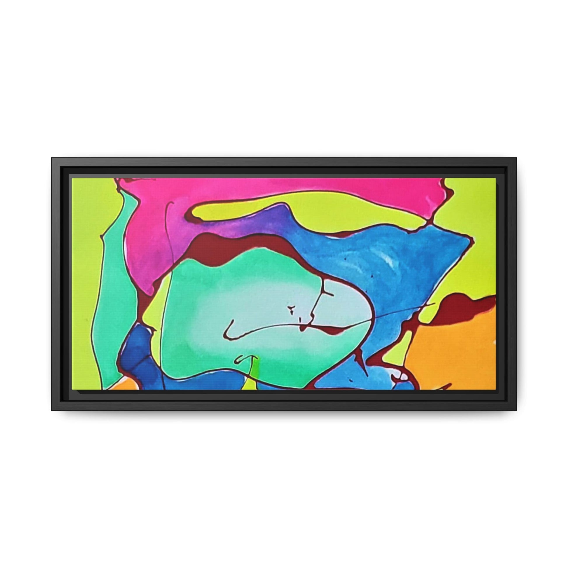 Kool Kid Matte Canvas Framed - Kia Day Design