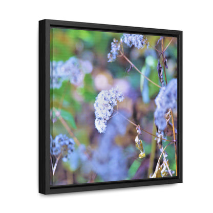 Macro Blue Gallery Canvas Wraps, Square Frame