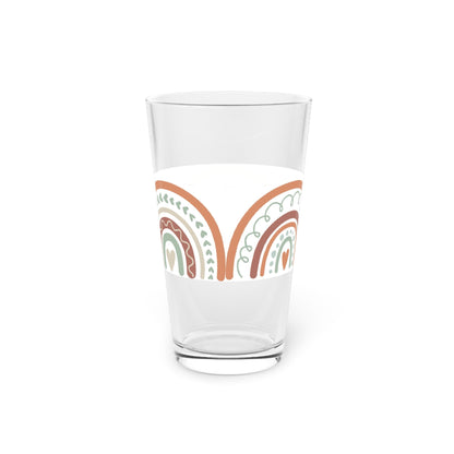 Boho Rainbow Pint Glass - Kia Day Design