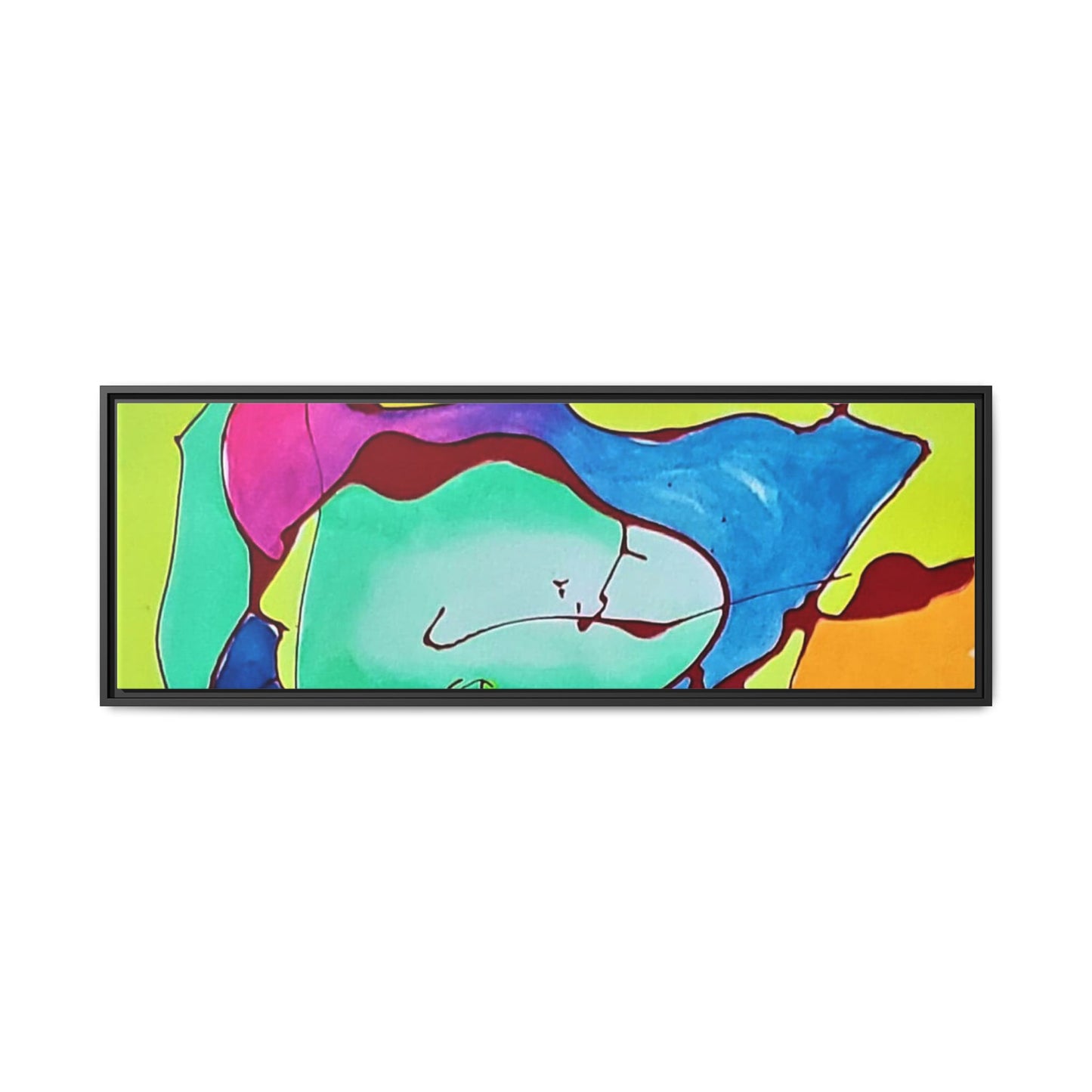 Kool Kid Matte Canvas Framed - Kia Day Design