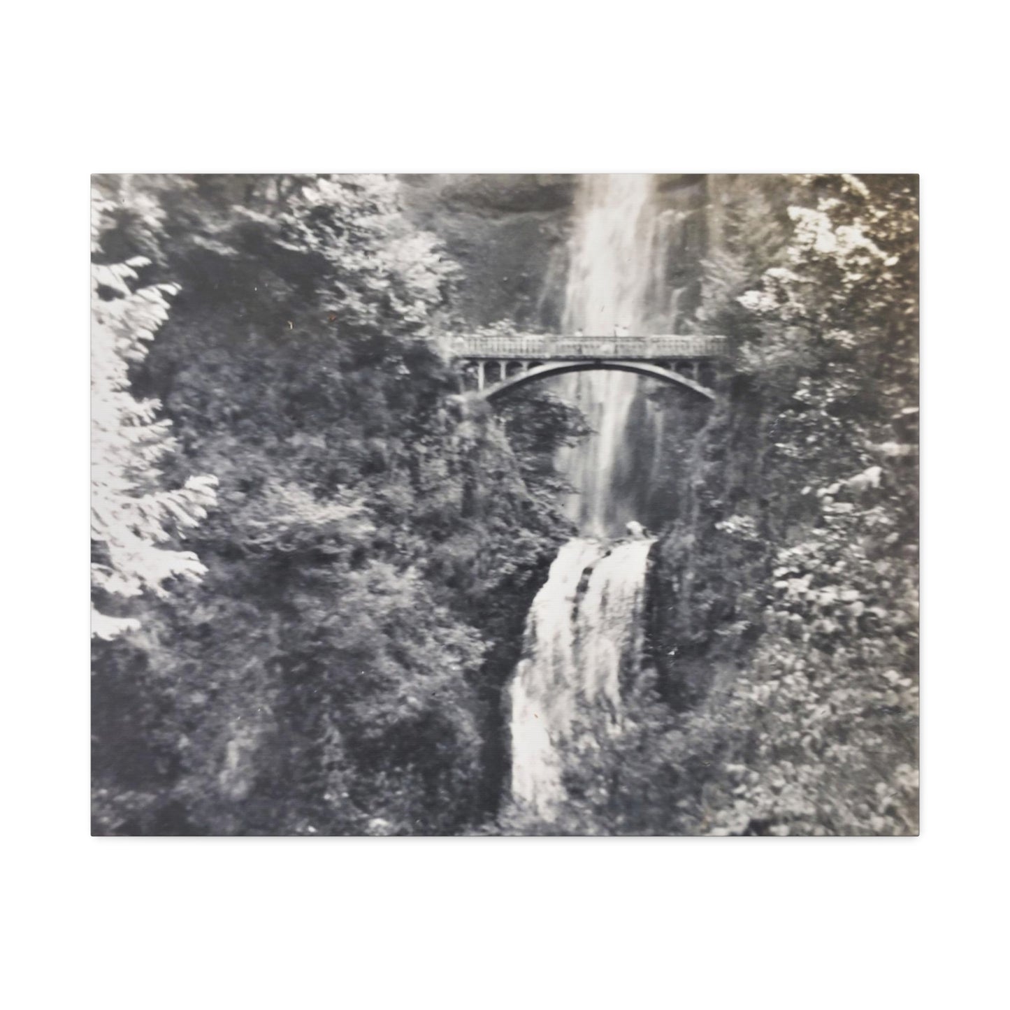 Multnomah Falls Oregon Stretched Canvas