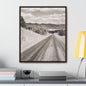 Western Road Gallery Canvas Wraps Vertical Frame 20″ x 24″ 1.25" Walnut