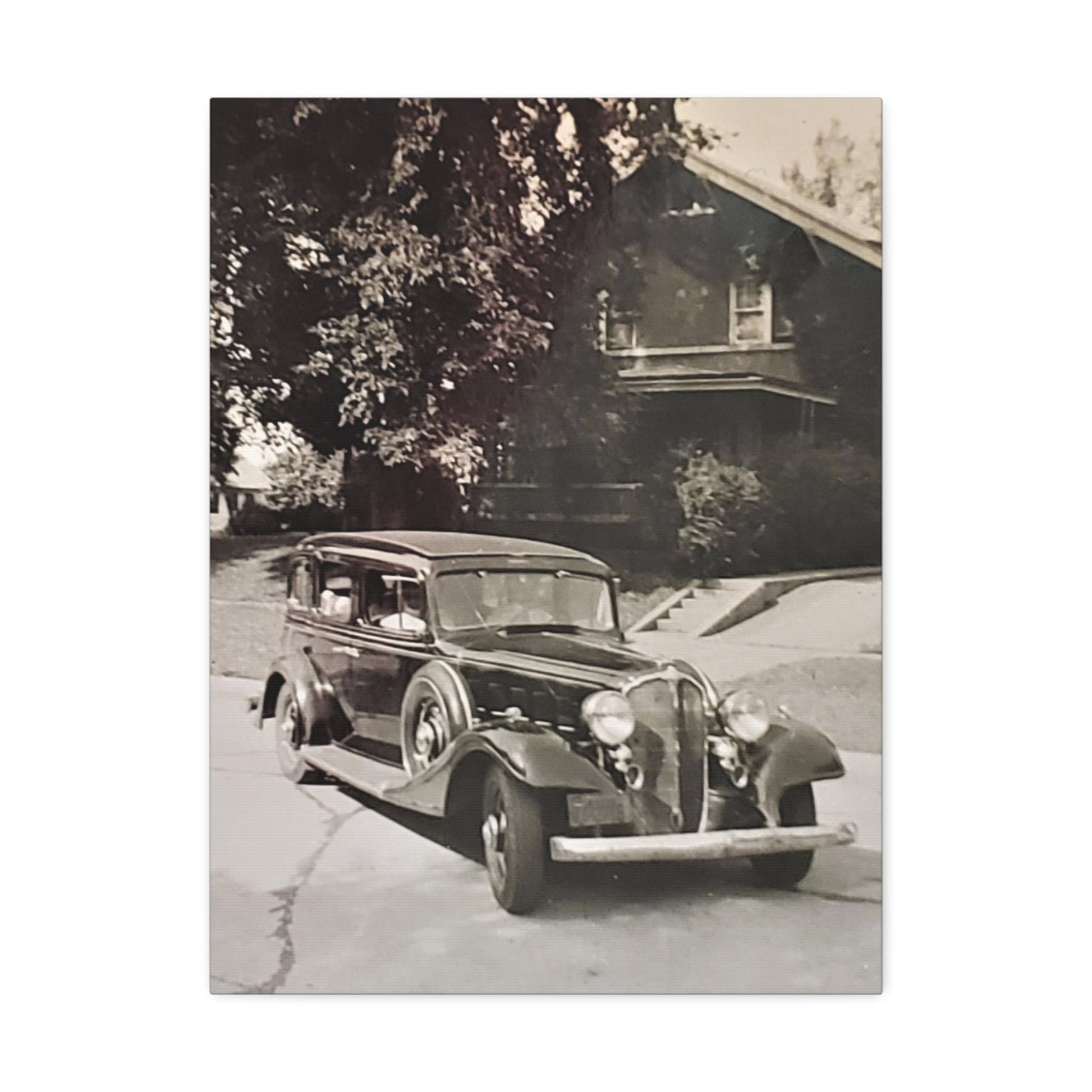 Classic Car Stretched Canvas
