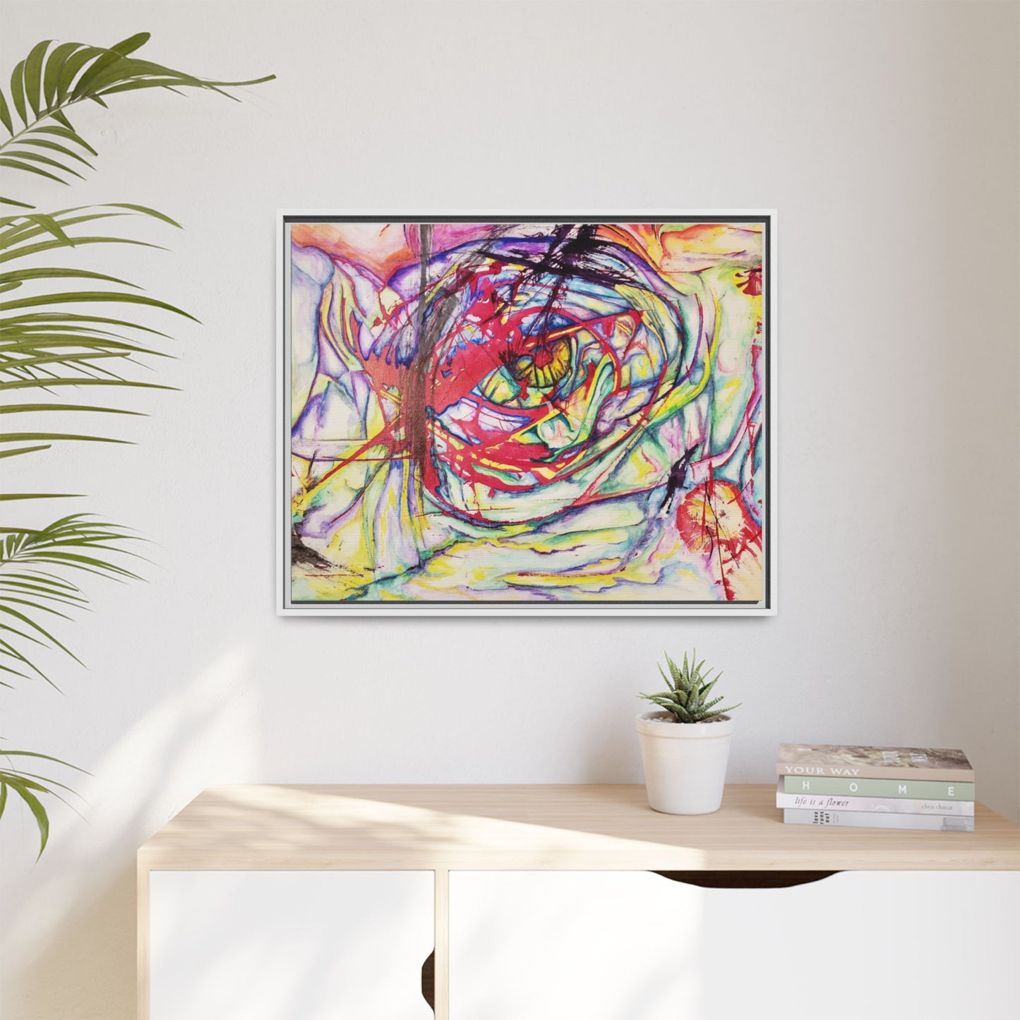 The Eye Framed Art Print - Kia Day Design