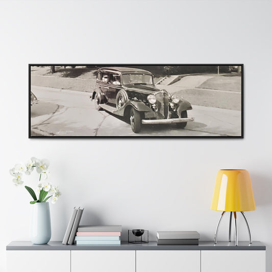 Classic Car Gallery Canvas Wraps, Horizontal Frame