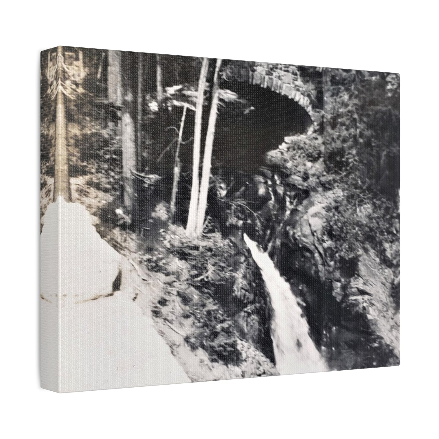 Narada Falls Yellowstone Stretched Canvas