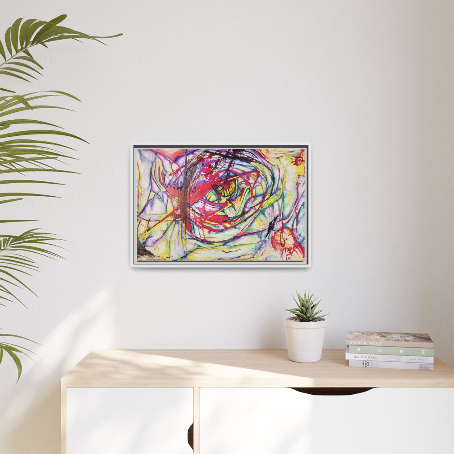 The Eye Framed Art Print - Kia Day Design