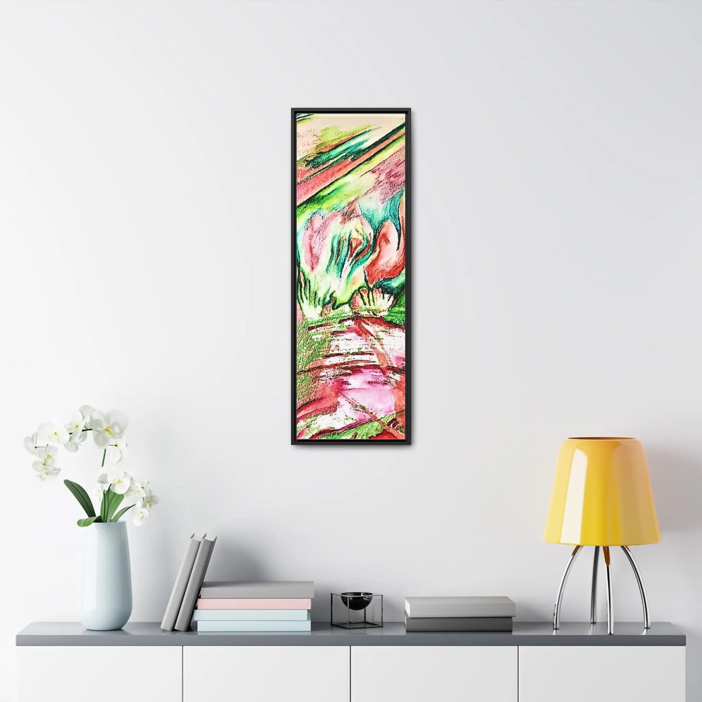 Pink Forest Gallery Canvas Wraps, Vertical Frame