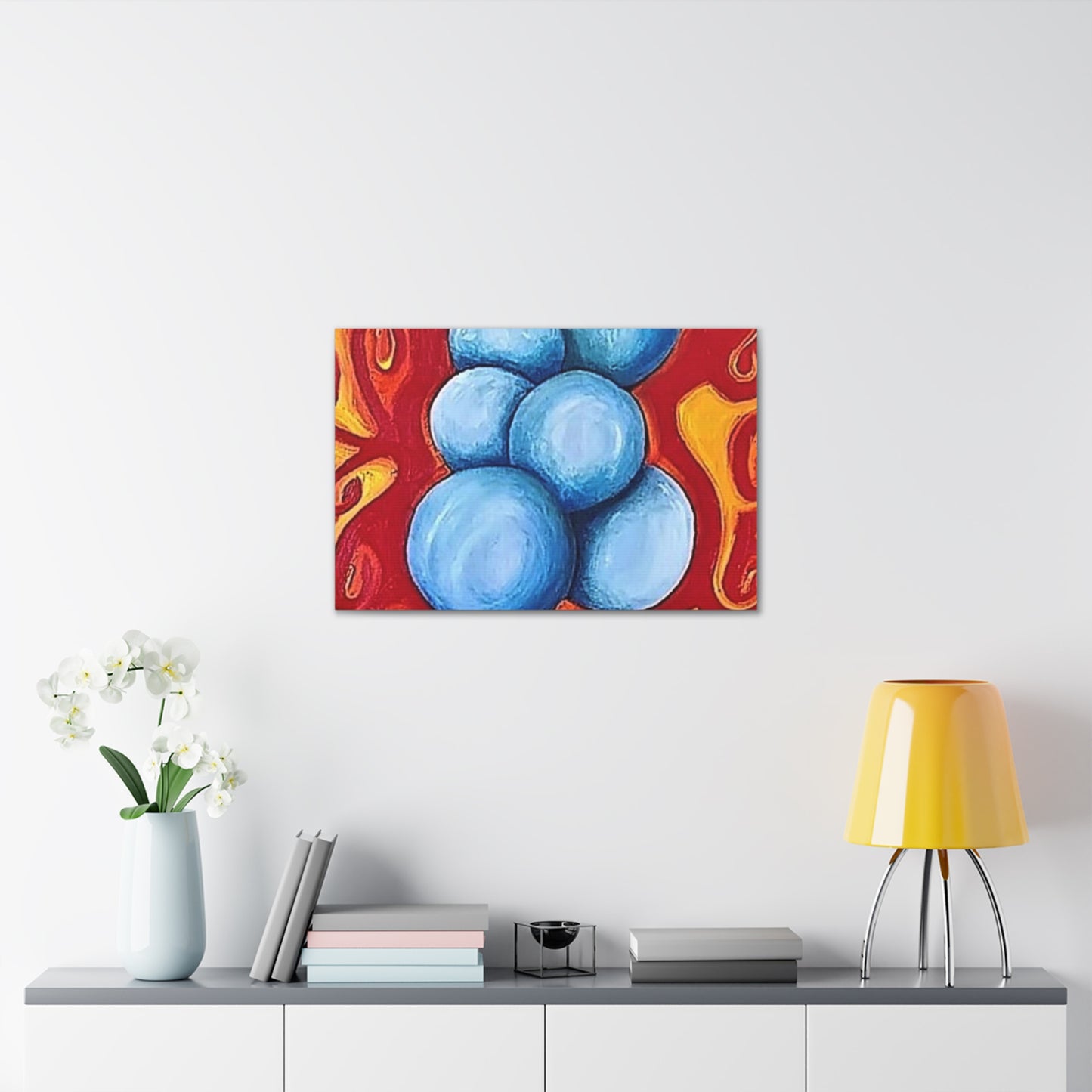 Blue Balls Canvas Gallery Wraps