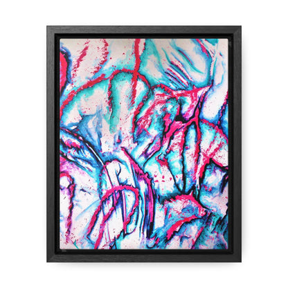 Pink Jellyfish Gallery Canvas Wraps, Vertical Frame 8″ x 10″ 1.25"