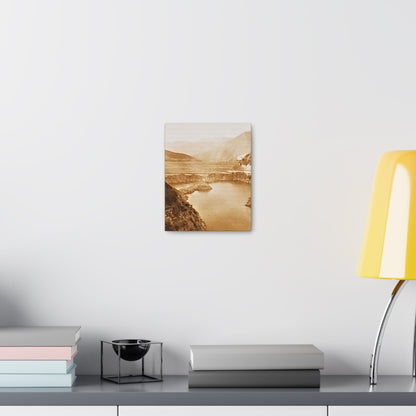 San Gabriel Dirt Fill Dam #1 Canvas Gallery Wraps Printify