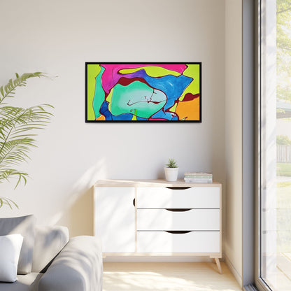 Kool Kid Matte Canvas Framed - Kia Day Design