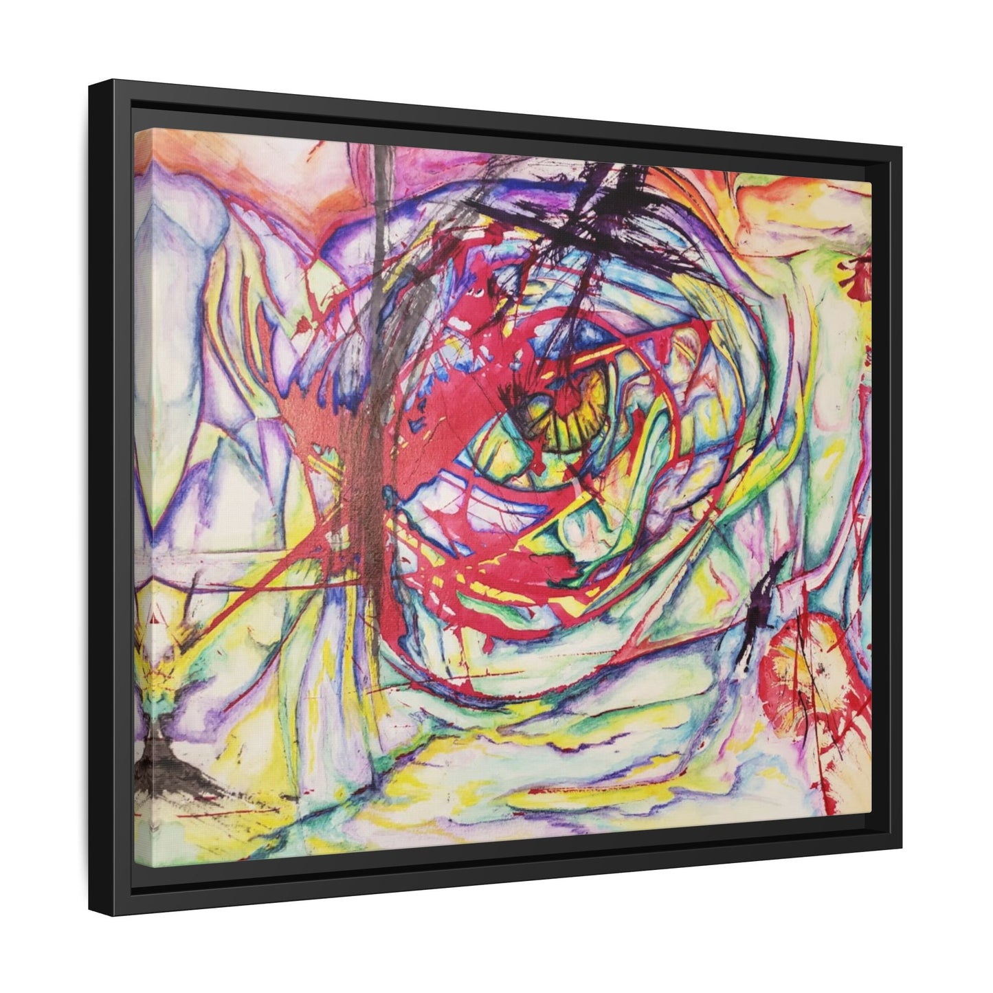 The Eye Framed Art Print - Kia Day Design