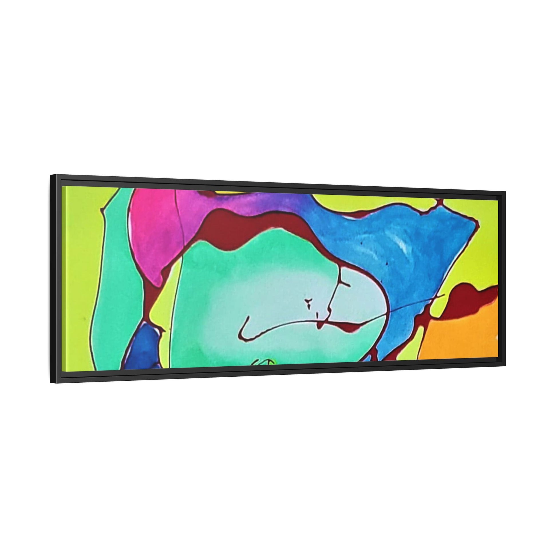 Kool Kid Matte Canvas Framed - Kia Day Design