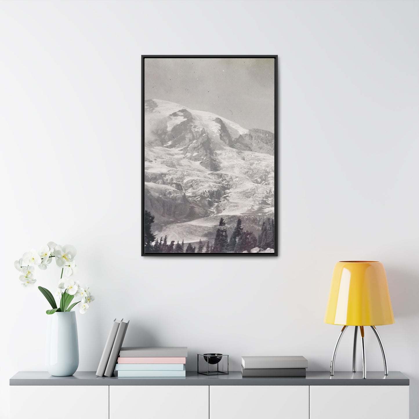 Mount Rainier Gallery Canvas Wraps, Vertical Frame