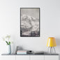 Mount Rainier Gallery Canvas Wraps Vertical Frame 24″ x 36″ Premium Gallery Wraps (1.25″) Black