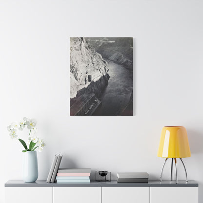 Boulder Dam Satin Canvas Stretched