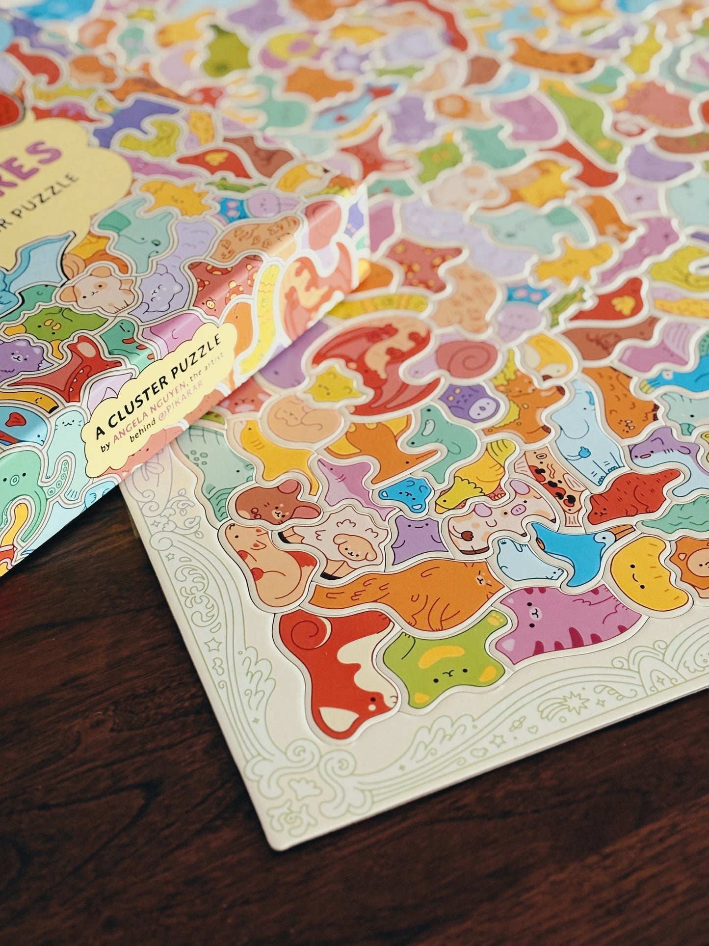 Kawaii Creatures Cute Cluster Puzzle (signed) - -