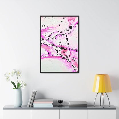 Neon Lightning Gallery Canvas Wraps, Vertical Frame