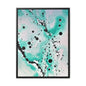 Teal Burst Gallery Canvas Wraps, Vertical Frame 18″ x 24″ Premium Gallery Wraps (1.25″)