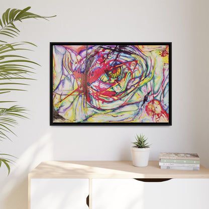 The Eye Framed Art Print - Kia Day Design