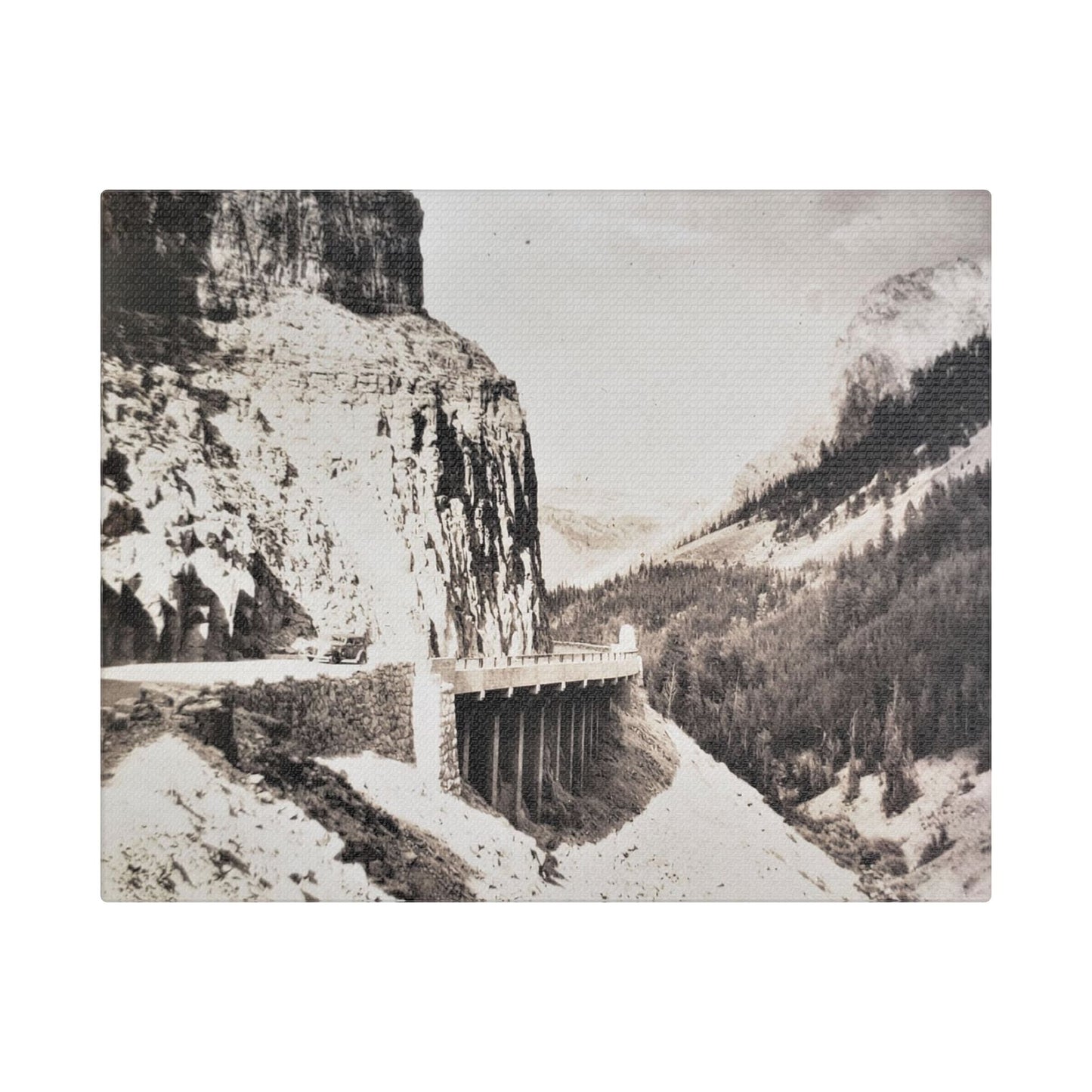 Golden Gate Canyon Colorado Satin Canvas, Stretched