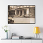 New York Public Library Gallery Canvas Wraps Horizontal Frame 48″ x 32″ Black 1.25"