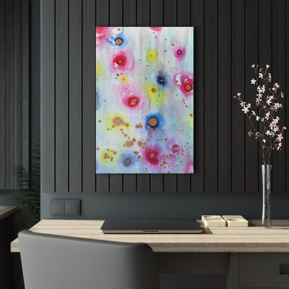 Raining Blooms Acrylic Prints 20″ x 30″ (Vertical) Glossy