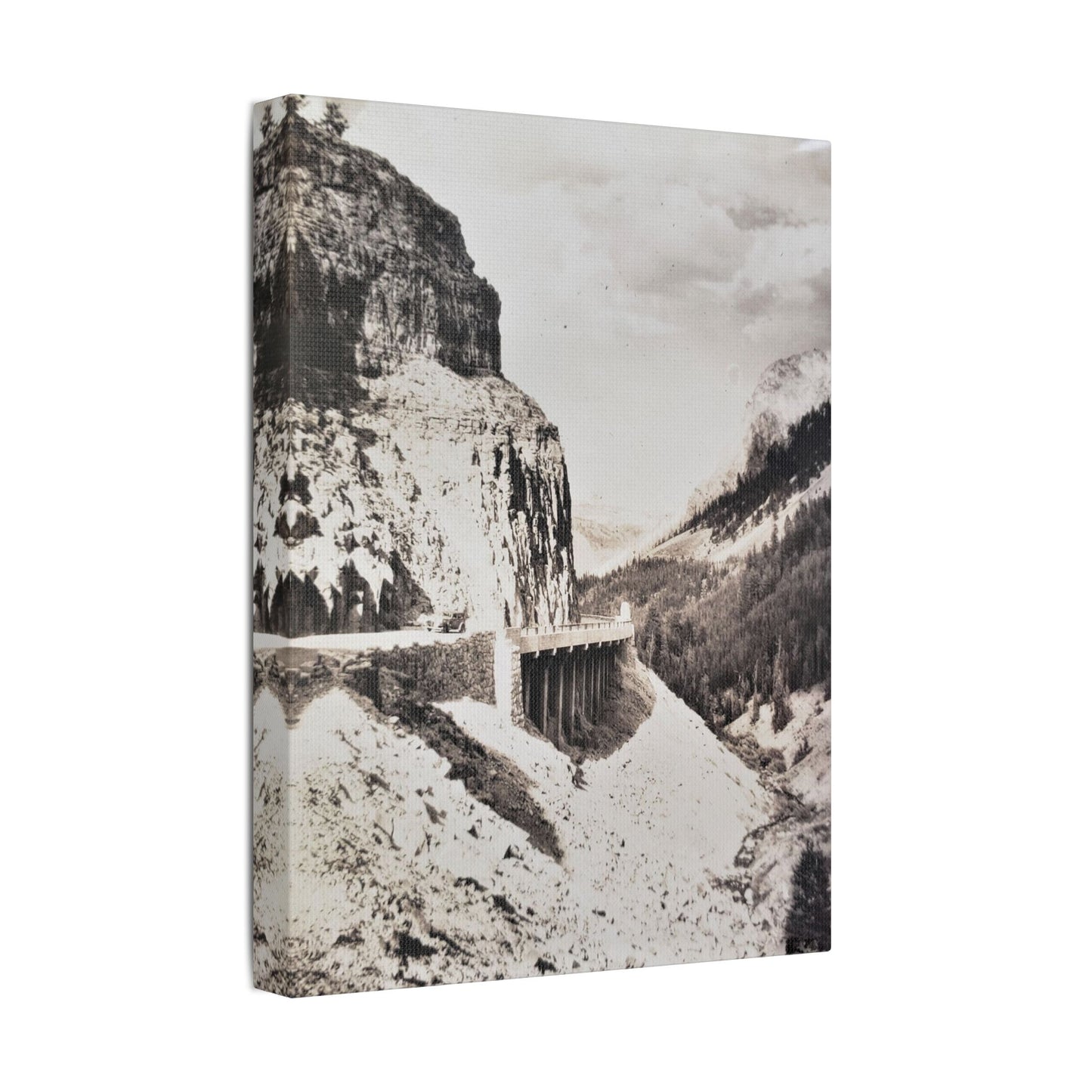 Golden Gate Canyon Colorado Satin Canvas, Stretched