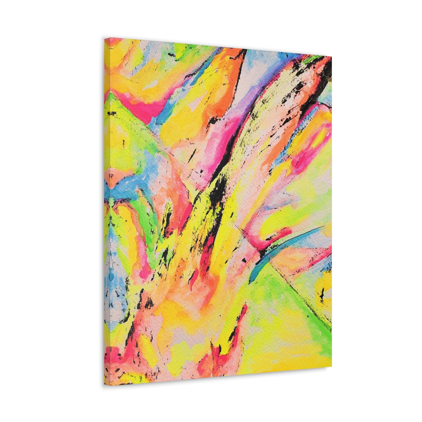 Neon Fire Canvas Gallery Wraps