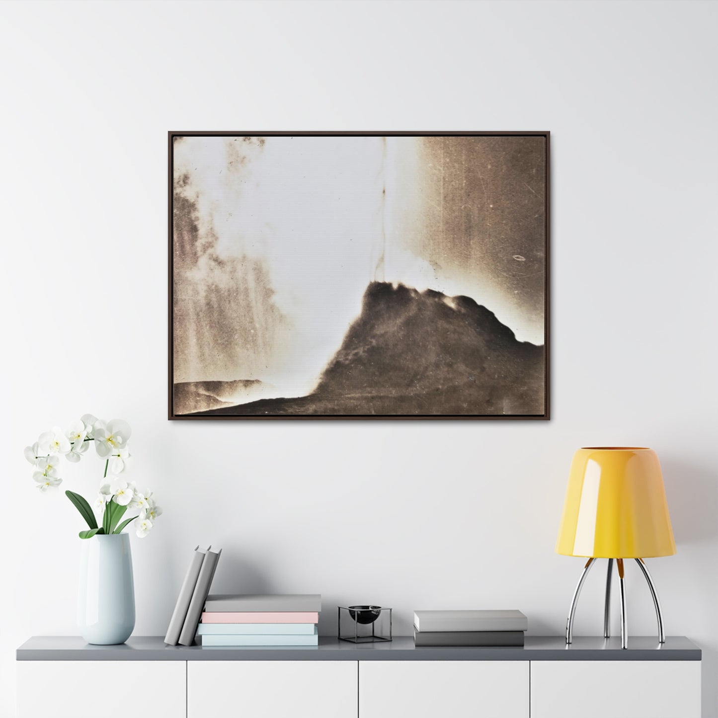 White Dome Geyser Yellowstone Gallery Canvas Wraps, Horizontal Frame