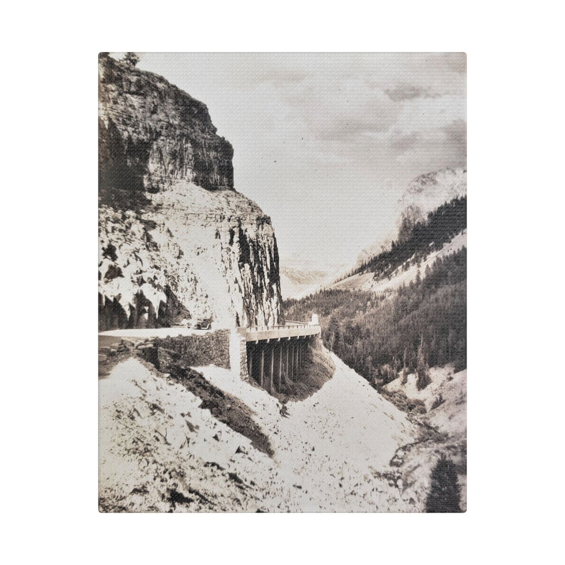 Golden Gate Canyon Colorado Satin Canvas Stretched