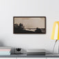 Navy Day New York October 27th 1945 Plane Gallery Canvas Wraps Horizontal Frame 20″ x 10″ Walnut 1.25"