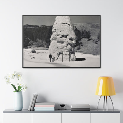 Liberty Cap Yellowstone Gallery Canvas Wraps Horizontal Frame 48″ x 32″ Black 1.25"