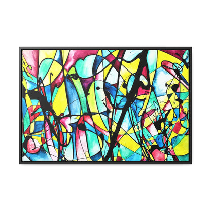 Alien Lady Gallery Canvas Wraps, Horizontal Frame 30″ x 20″ Black Premium Gallery Wraps (1.25″)