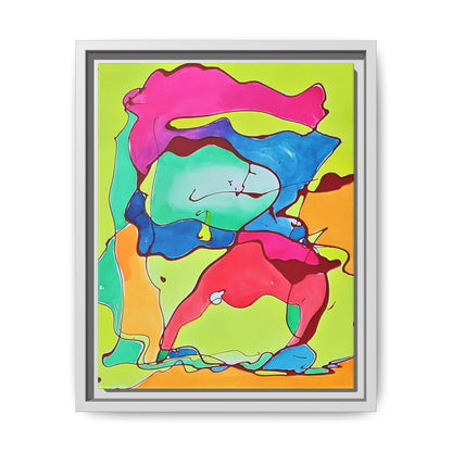 Kool Kid Matte Canvas Framed - Kia Day Design