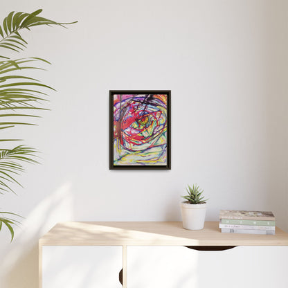 The Eye Framed Art Print - Kia Day Design
