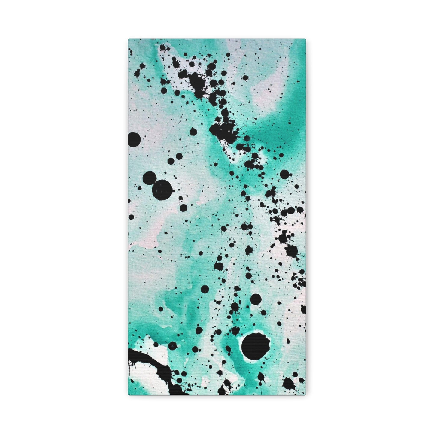 Teal Burst Canvas Gallery Wraps