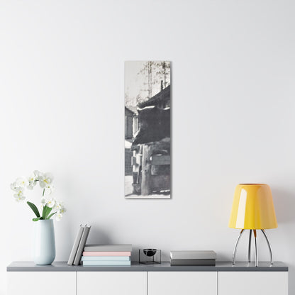 Yellowstone Bear Canvas Gallery Wraps 12″ x 36″ 1.25"