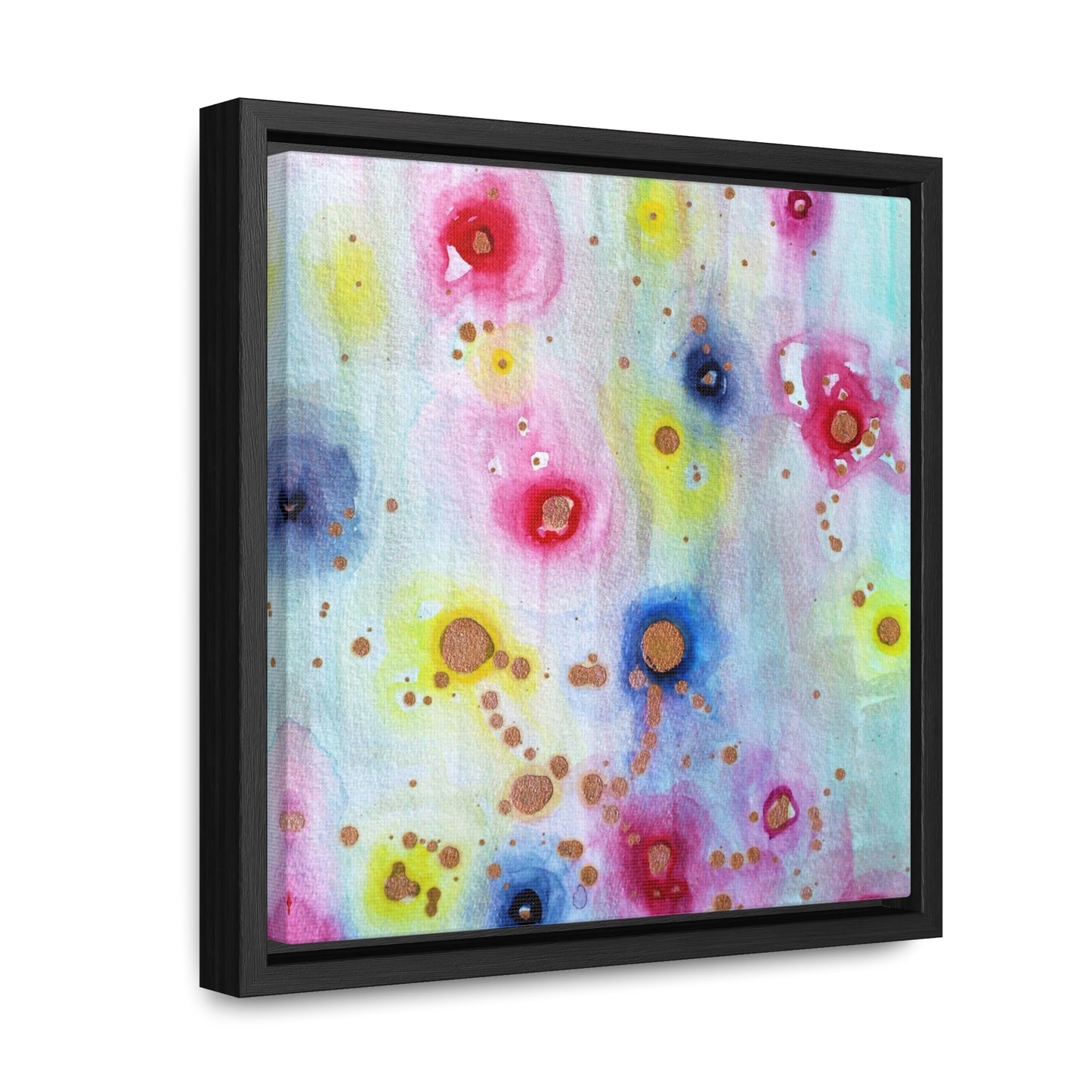 Raining Blooms Gallery Canvas Wraps, Square Frame