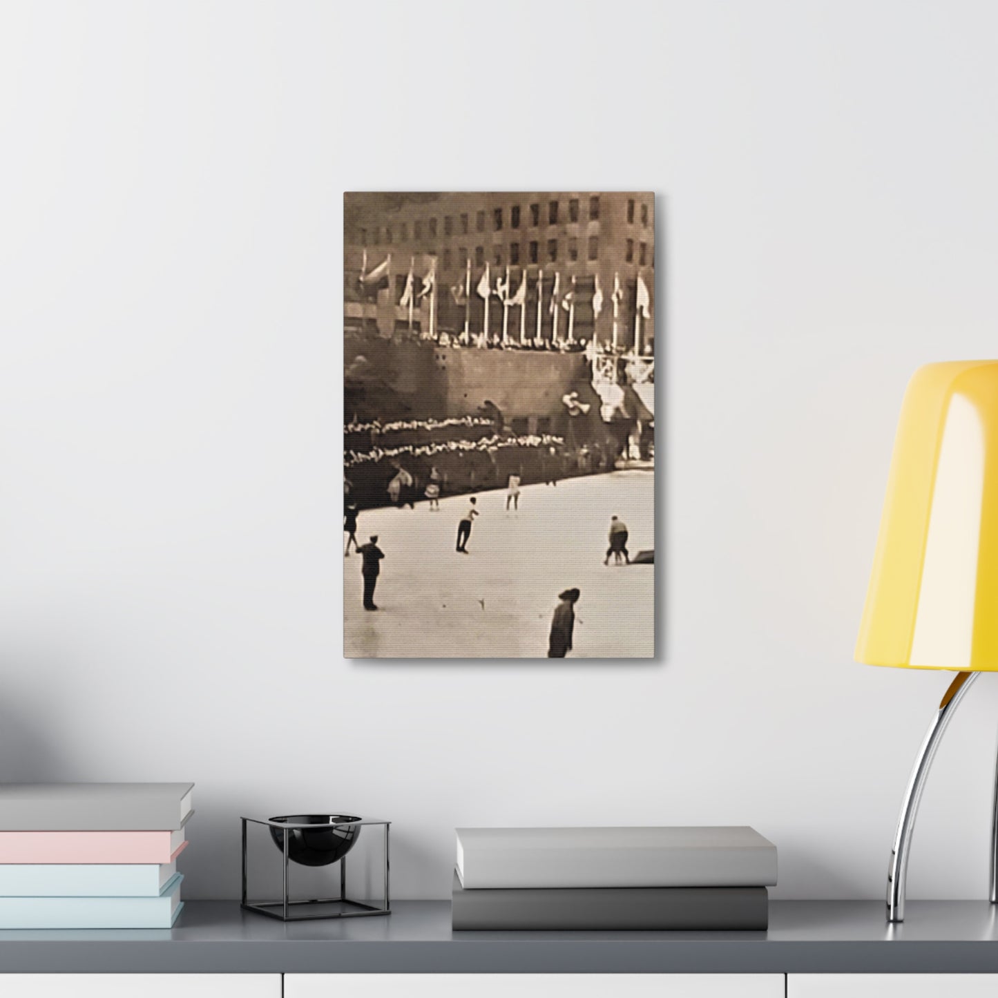 Rockefeller Plaza Easter 1945 Canvas Gallery Wraps