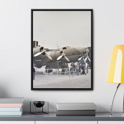 Boeing B-17 Bomber Gallery Canvas Wraps Vertical Frame 18″ x 24″ 1.25" Black