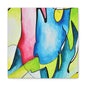 Blue Flame Canvas Gallery Wraps 10″ x 10″ 1.25"