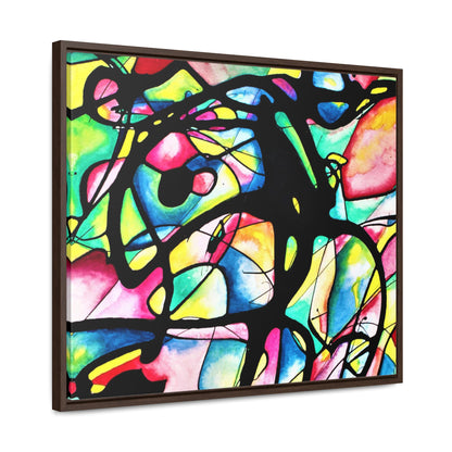 Peacock Gallery Canvas Wraps, Horizontal Frame