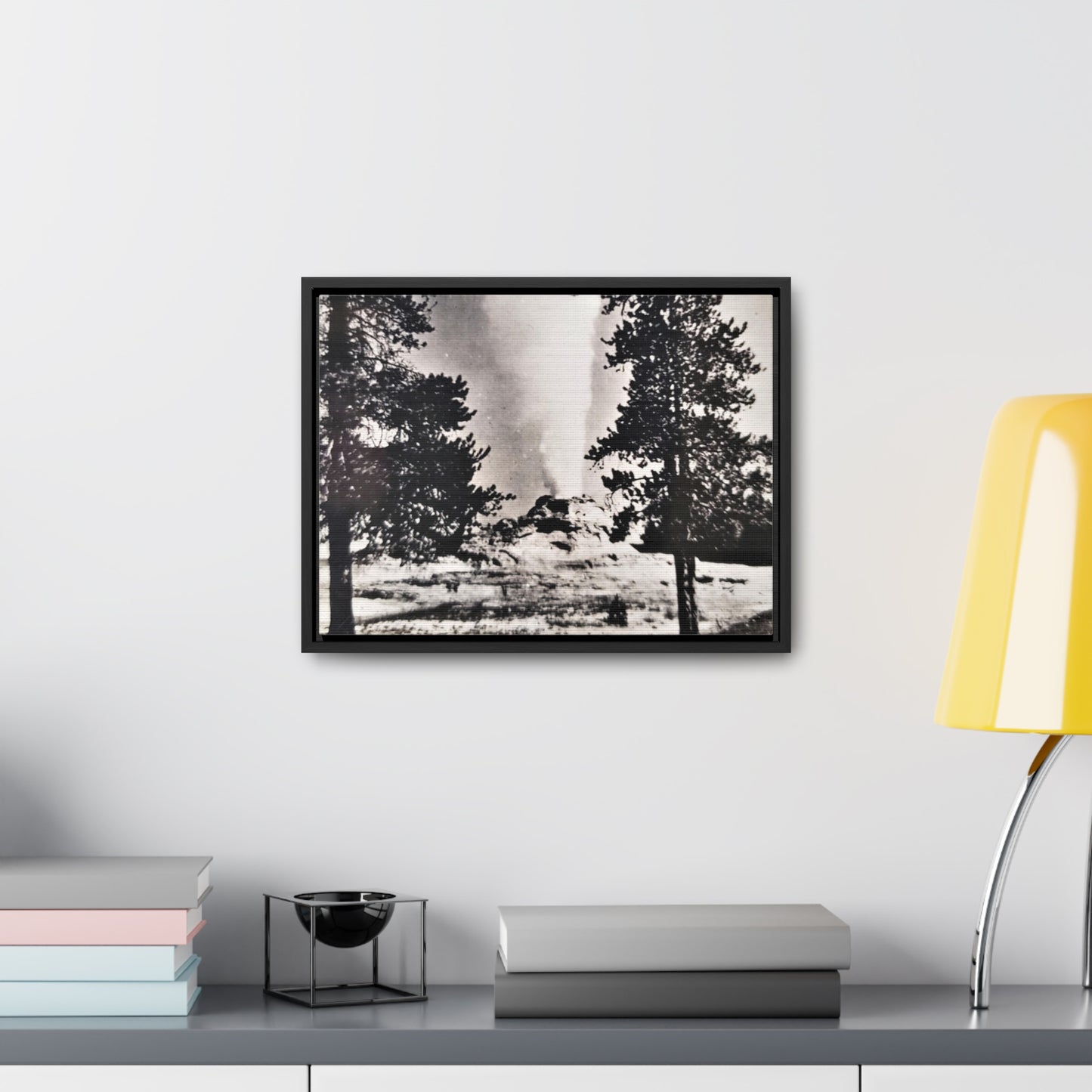 Castle Geyser Yellowstone Gallery Canvas Wraps, Horizontal Frame