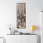 Rockefeller Plaza Gallery Canvas Wraps Vertical Frame 20″ x 60″ Premium Gallery Wraps (1.25″) Walnut