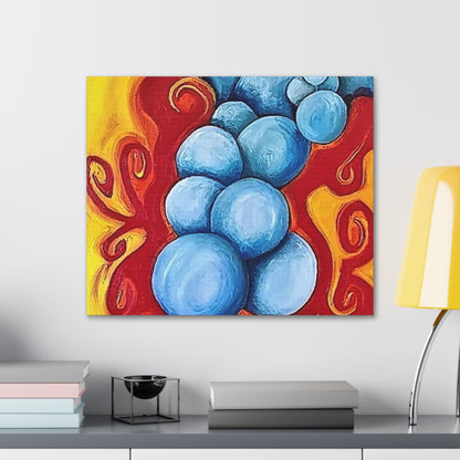 Blue Balls Canvas Gallery Wraps