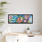 Multi-Color Abstract Framed Canvas Art Print - Kia Day Design