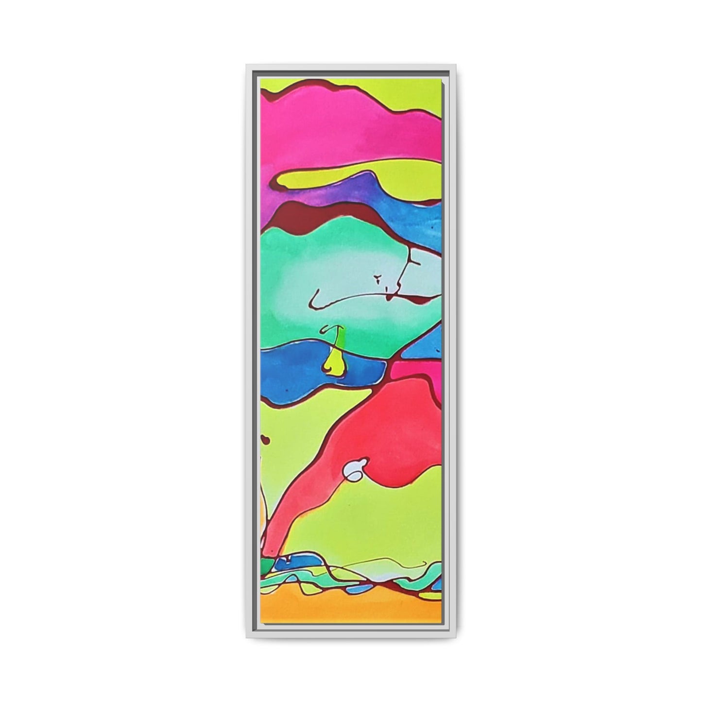 Kool Kid Matte Canvas Framed - Kia Day Design